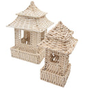 White Rattan Pagoda - Small