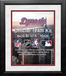 NBA Basketball Photo Picture Frame Kit - Los Angeles Clippers (White Matting, Red Trim)