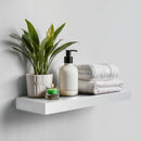 Bathroom Wall Shelf - 2 Inch Thick Floating Bathroom Shelves with Deep Shelf