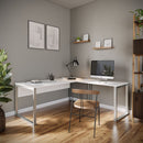 Custom L-Shaped Executive Desk 72" x 72" | Reversible Return