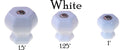 Glass Knob, Hex-Shaped