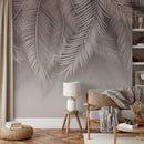 Hanging Palm Leaves Wallpaper Mural