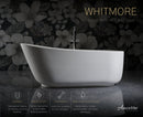 Whitmore Freestanding Solid Surface Bathtub