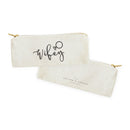 Wifey Cotton Canvas Pencil Case and Travel Pouch