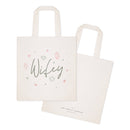 Gemstone Wifey Wedding Cotton Canvas Tote Bag