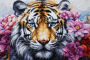 Wild Life Of Predator Tiger Counted Cross Stitch Kit by Luca-S BU5033L