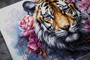 Wild Life Of Predator Tiger Counted Cross Stitch Kit by Luca-S BU5033L