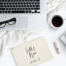 Wild and Free, Ephesians 3:12 Cotton Canvas Cosmetic Bag