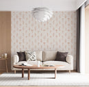 Modern Botanical Wallpaper Peel and Stick - Thin Line Wildflowers