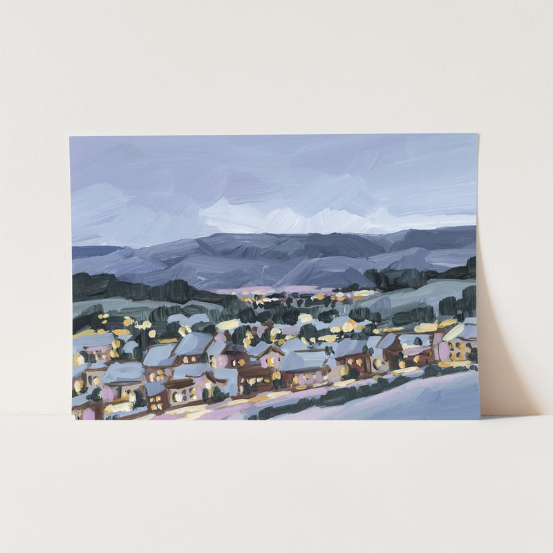 "Winter Village" Art Print