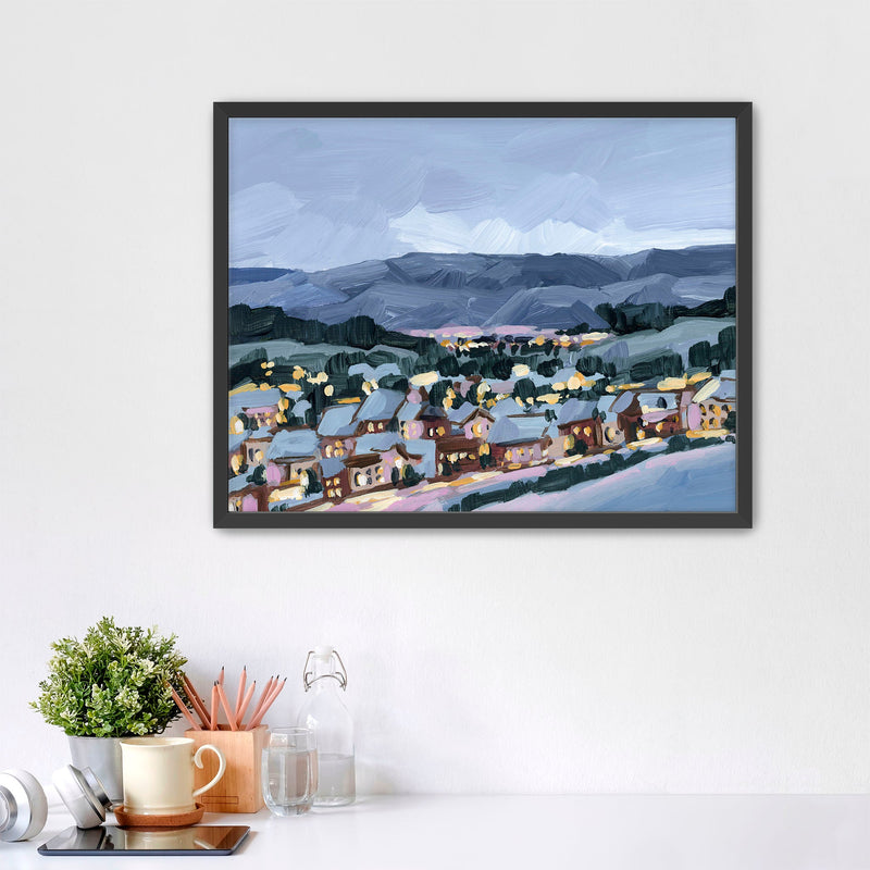 "Winter Village" Art Print