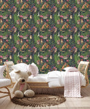 Forest Animals Dark Wallpaper for Kids