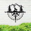 Wolf Compass Sign