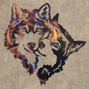 Two Wolves in Love Metal Art (