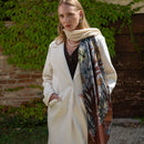Bosco - Wool Scarf - Cream and Brown