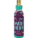 Woo Hoo! You Did It! Knit Wine Bottle Sock | Reusable Gift Bag for Gifting Wine