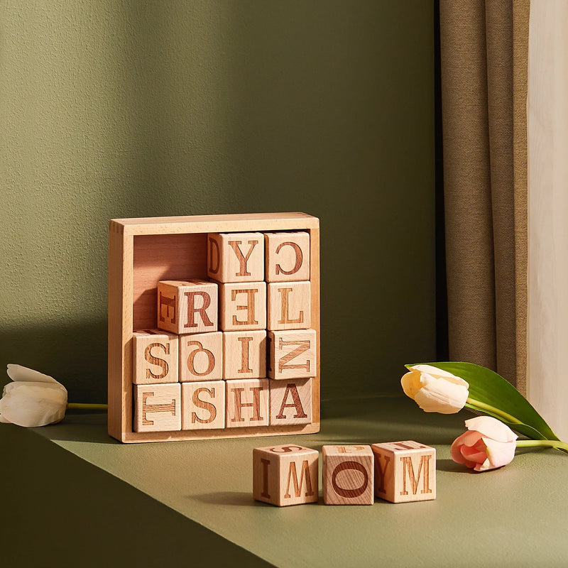 Tiny Land® Wooden Alphabet Blocks