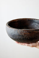 Vintage Iroko Wood Bowl