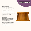 Woodland Whimsy Cedar Planter
