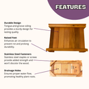 Woodland Whimsy Cedar Planter