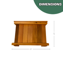 Woodland Whimsy Cedar Planter