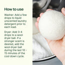 Wool Dryer Balls 6 Pack and Sparkling Laundry Blend 3 Pack