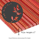 Cancun Sunset Outdoor Doormat – 24" x 36" Non-Slip, Recycled Plastic