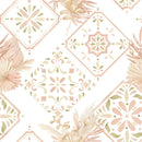 Voguish Pink Abstract Pattern Wallpaper Smart