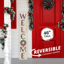 Wreath Christmas Porch Sign