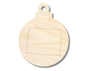 Unfinished Wood Etched Wyoming Ornament Shape | Paint By Line Crafts | up to 30" DIY