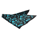 X-Ray Body Parts Bandana | Black & Light Blue Print | Sourpuss Gothic Punk Rock Accessory