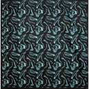 X-Ray Body Parts Bandana | Black & Light Blue Print | Sourpuss Gothic Punk Rock Accessory