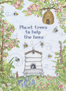 Help The Bees XAL15 Counted Cross Stitch Kit