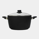 XD Nonstick Stock Pot with Glass Lid - Induction