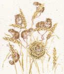 The Harvesters Harvest Mice Counted Cross Stitch Kit by Bothy Threads XHD151