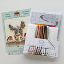 Christmas Donkey XHD39 Counted Cross Stitch Kit