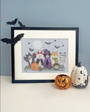Fiendish Felines XKTB19 Counted Cross Stitch Kit