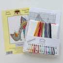 Stained Glass Slipper XSK7 Counted Cross Stitch Kit