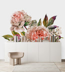 Lilac and Peonies Wallpaper