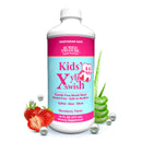 Kids' XyliSwish – All-Natural Strawberry-Flavored Mouth Rinse, 48 Servings