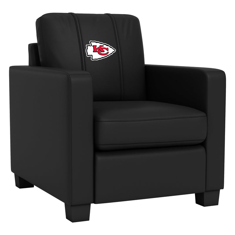 Dyno Stationary Club Chair with  Kansas City Chiefs Primary Logo