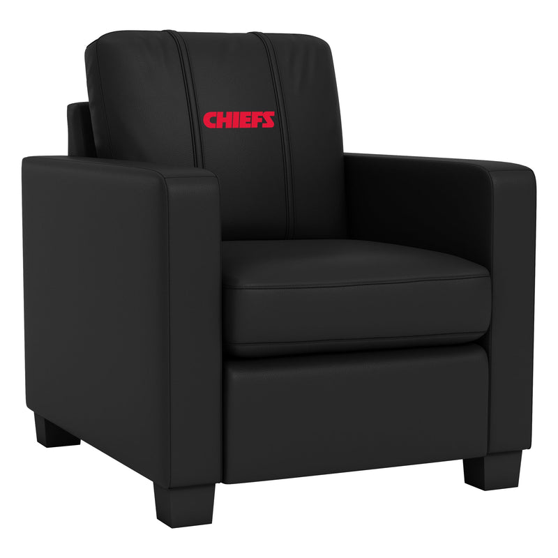 Dyno Stationary Club Chair with  Kansas City Chiefs Secondary Logo