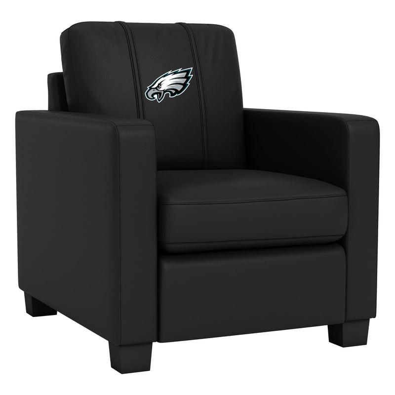 Dyno Stationary Club Chair with  Philadelphia Eagles Primary Logo