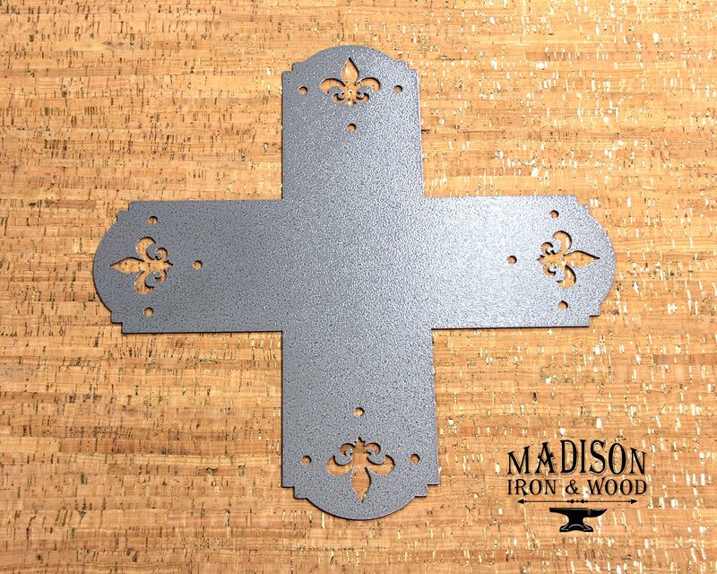 Crowned Fleur De Lis 6x6 Brackets