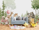 Elegant Forest Animals Wallpaper Sophisticated