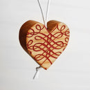 Engraved Heart Ornaments