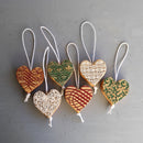 Engraved Heart Ornaments