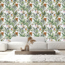 Stylish Palms and Tigers Wallpaper