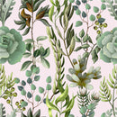 Stylish Succulents Wallpaper Tasteful