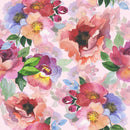 Stylish Watercolor Flowers Wallpaper Tasteful High-Quality